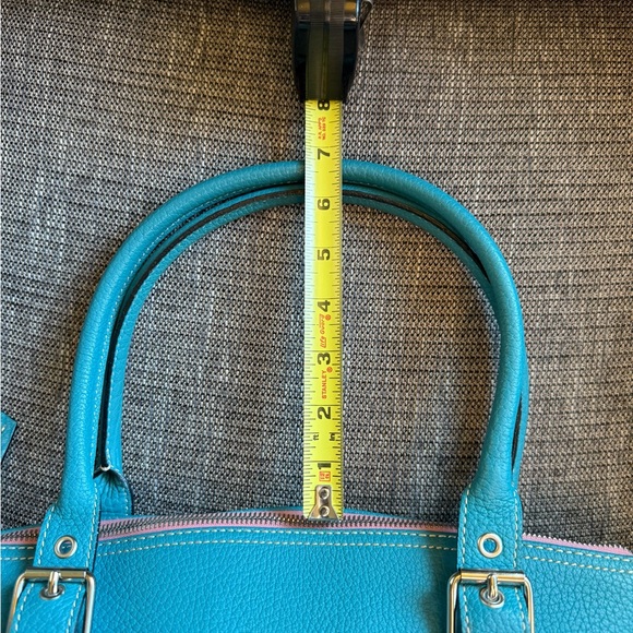 Dooney & Bourke Tiffany Blue Satchel - Picture 4 of 12
